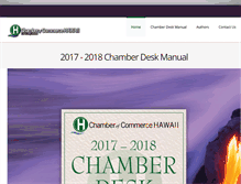 Tablet Screenshot of chamberdeskmanual.com
